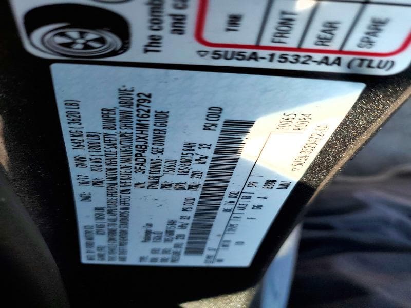 2017 FORD FIESTA SE 12