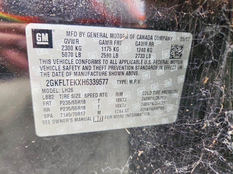 2017 GMC TERRAIN SLE SLE 13