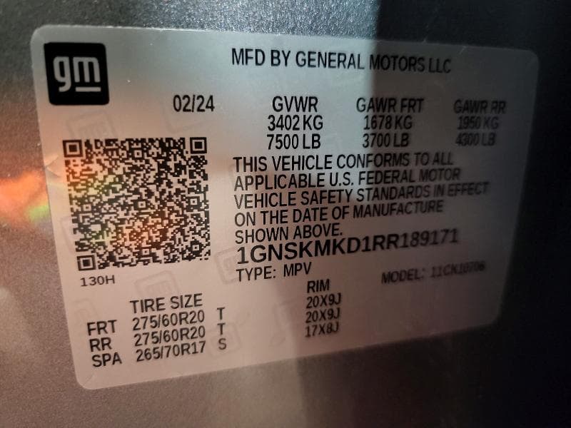 2024 CHEVROLET TAHOE K1500 LS 13