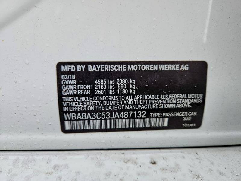 2018 BMW 320 XI 12