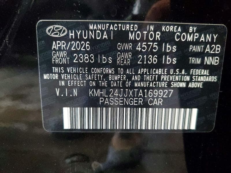 2026 HYUNDAI SONATA HYBRID BLUE 13