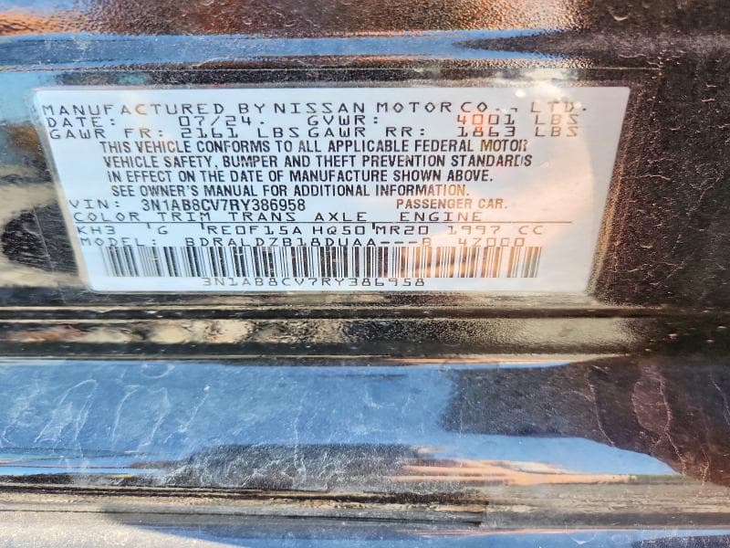 2024 NISSAN SENTRA SV 12