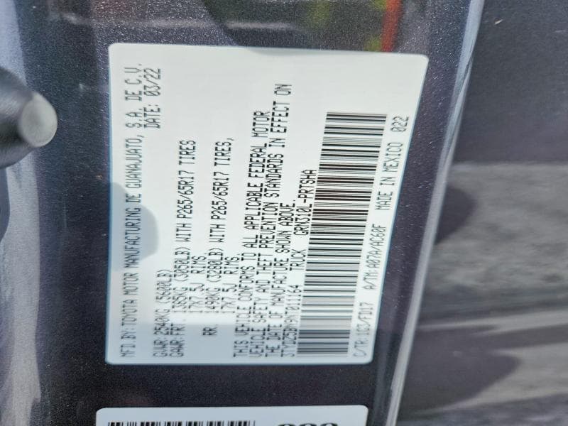 2022 TOYOTA TACOMA TRD SPORT 12
