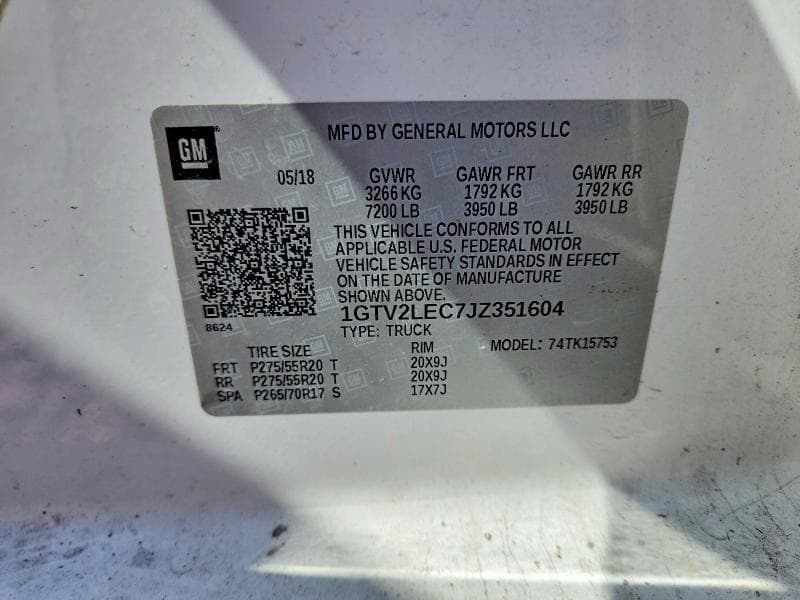 2018 GMC SIERRA K1500 13