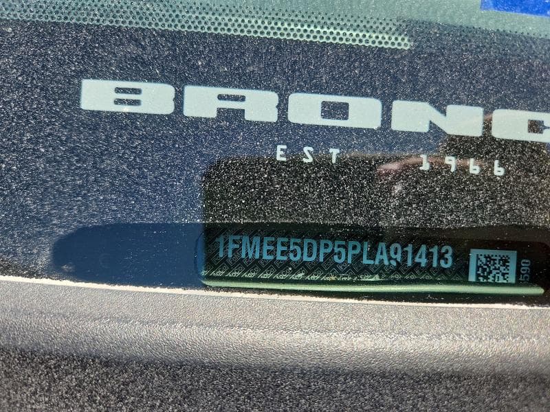 2023 FORD BRONCO BASE 12