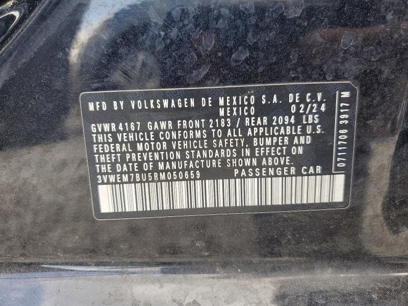 2024 VOLKSWAGEN JETTA SE 12