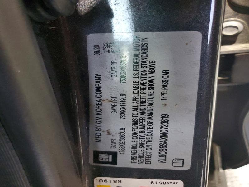 2021 CHEVROLET SPARK LS 12