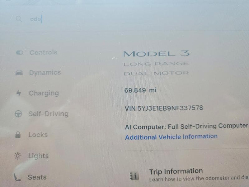 2022 TESLA MODEL 3 9