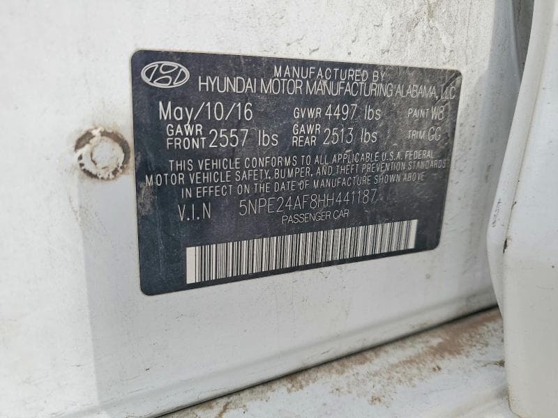 2017 HYUNDAI SONATA SE 13