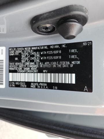 2022 TOYOTA SIENNA XLE XLE 14