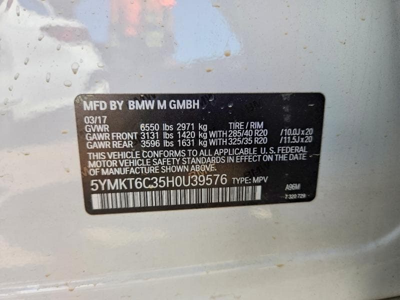 2017 BMW X5 M 14
