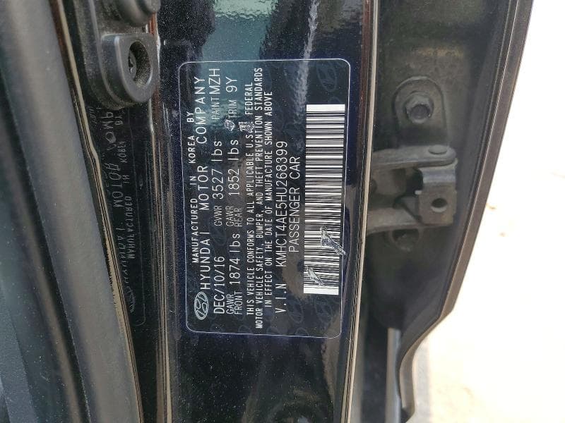 2017 HYUNDAI ACCENT SE 12