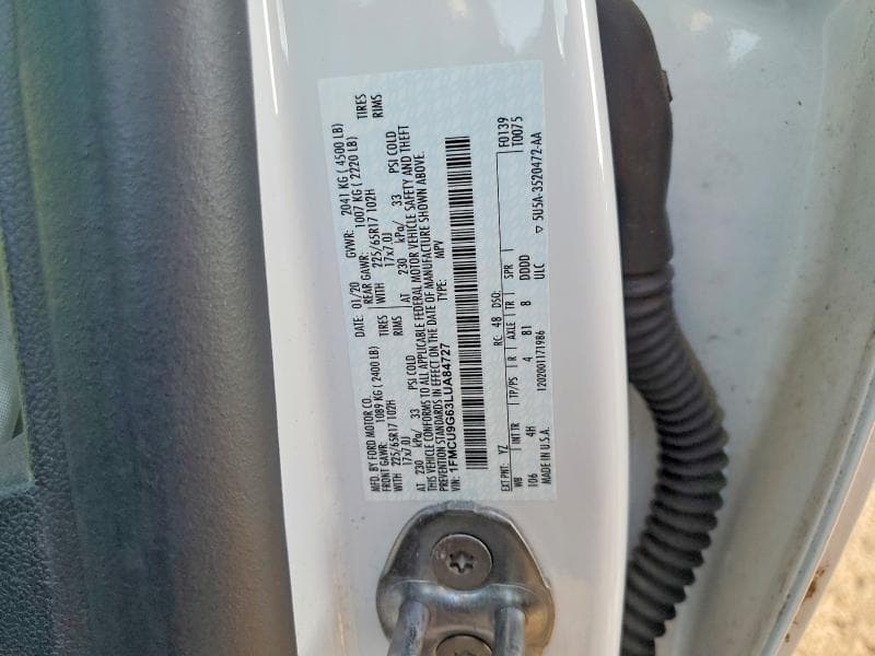 2020 FORD ESCAPE SE 13