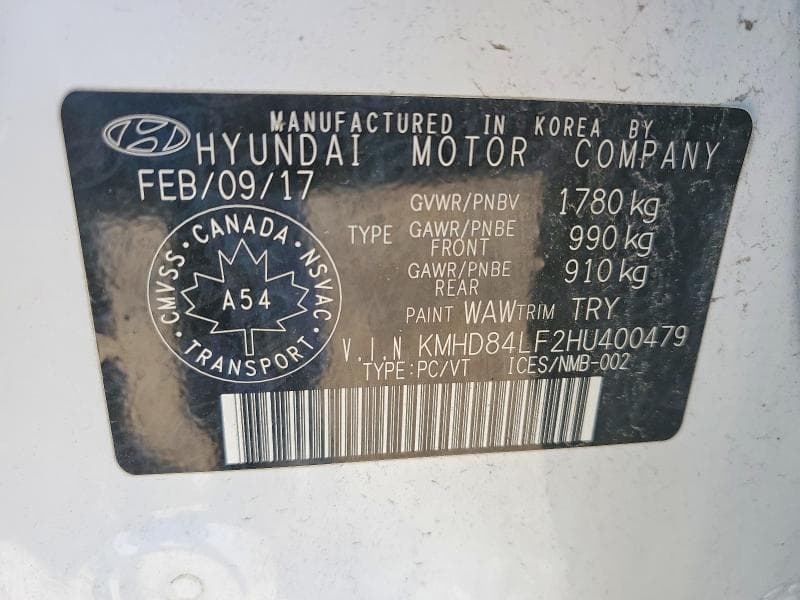 2017 HYUNDAI ELANTRA SE 12