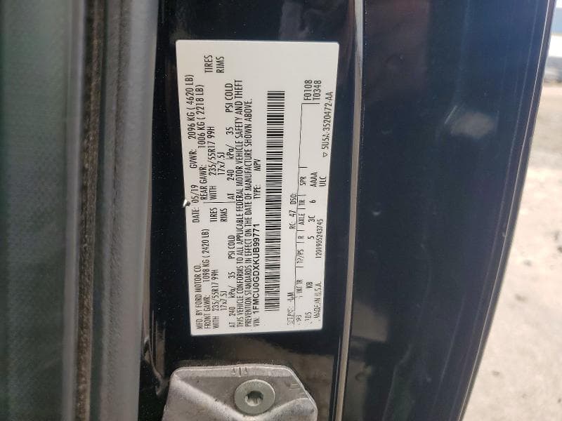 2019 FORD ESCAPE SE 13