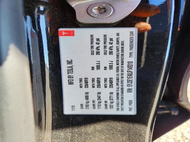 2018 TESLA MODEL 3 12