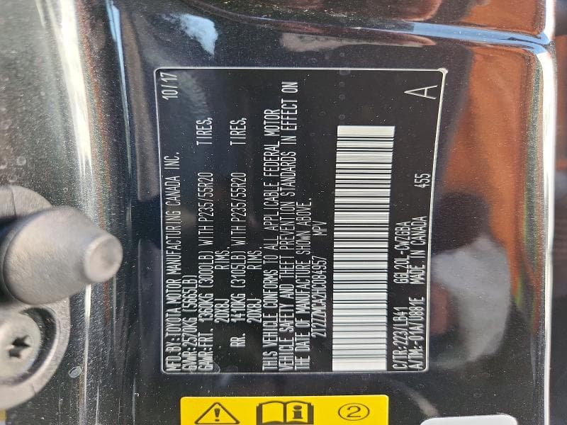 2017 LEXUS RX 350 BASE 13