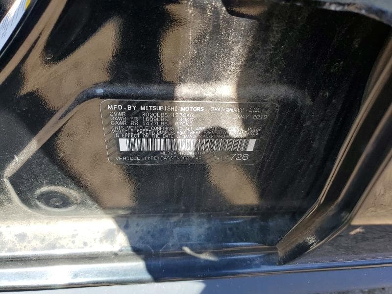 2019 MITSUBISHI MIRAGE ES 12