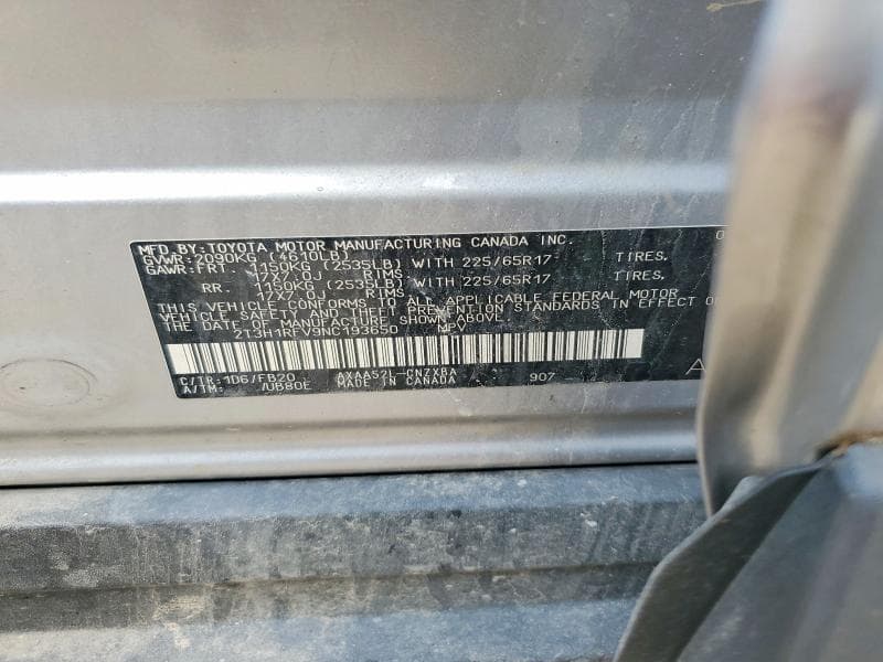 2022 TOYOTA RAV4 LE 13