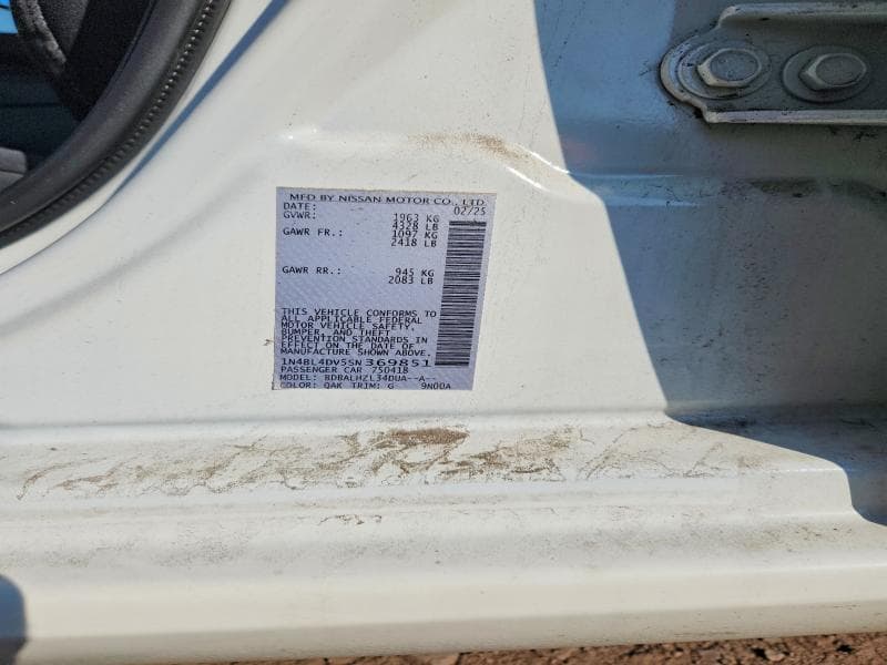 2025 NISSAN ALTIMA SV SV 14