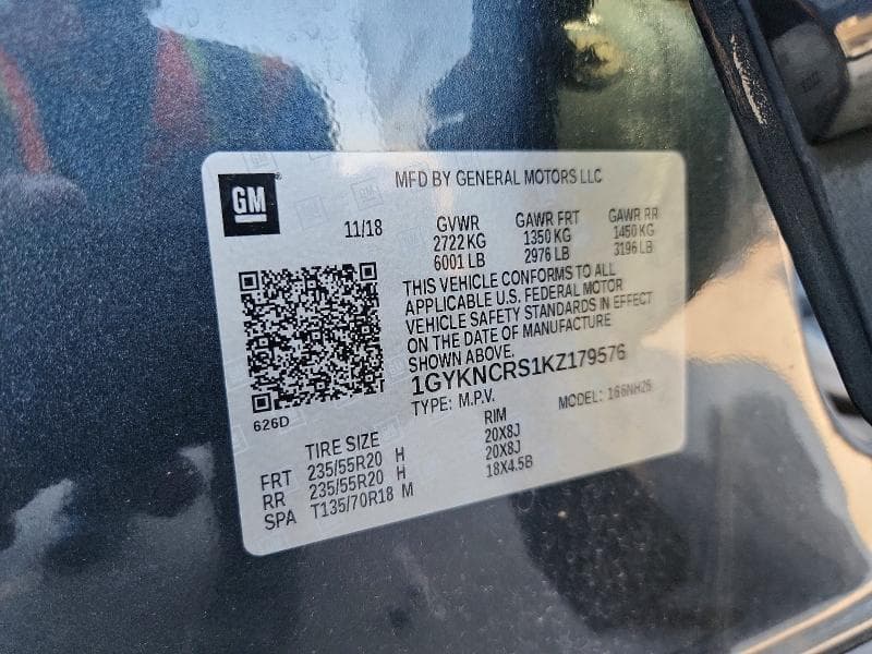 2019 CADILLAC XT5 LUXURY 13