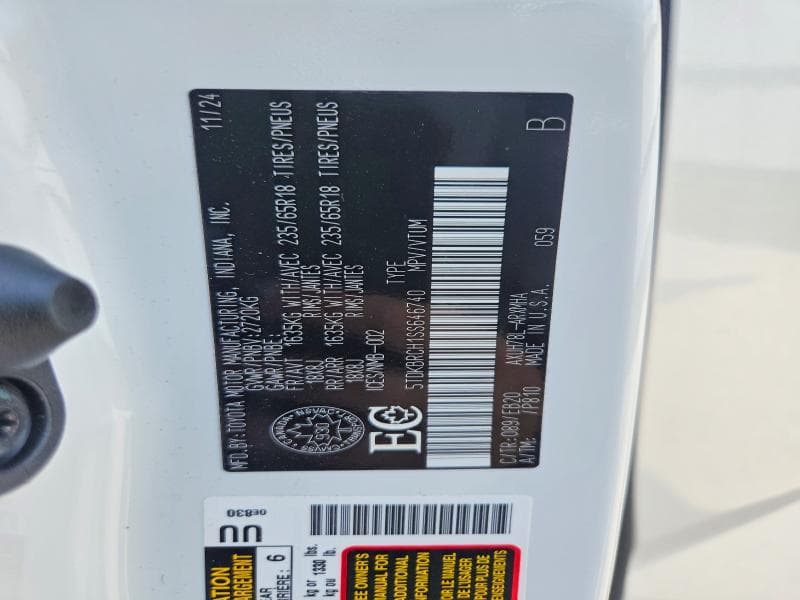 2025 TOYOTA HIGHLANDER HYBRID XLE 13