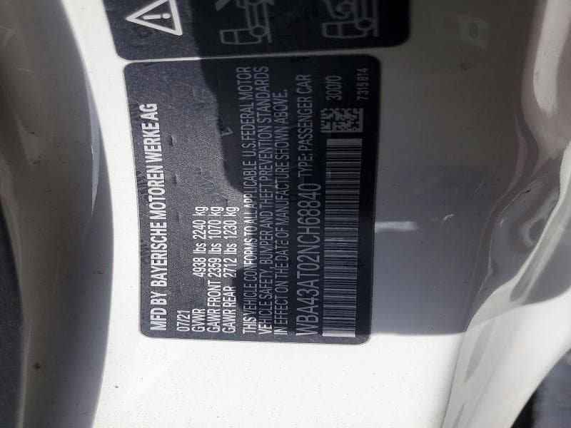2022 BMW 430XI 12