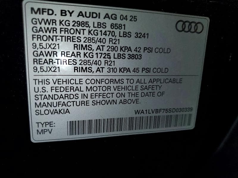 2025 AUDI Q7 PREMIUM PLUS 14