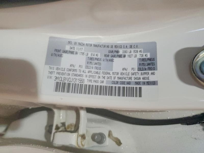 2018 TOYOTA YARIS IA BASE 13