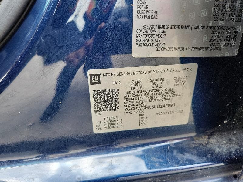 2020 CHEVROLET SILVERADO C1500 LT 12