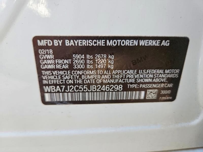 2018 BMW 740 XE 12