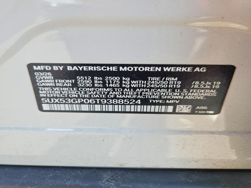2026 BMW X3 30 XDRIVE 12