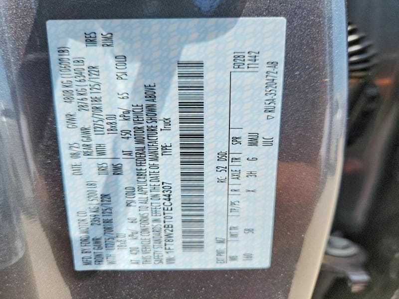 2026 FORD F250 SUPER DUTY 12