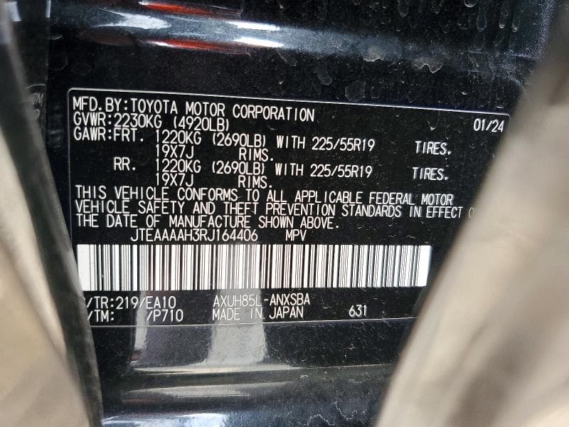 2024 TOYOTA VENZA LIMITED 13