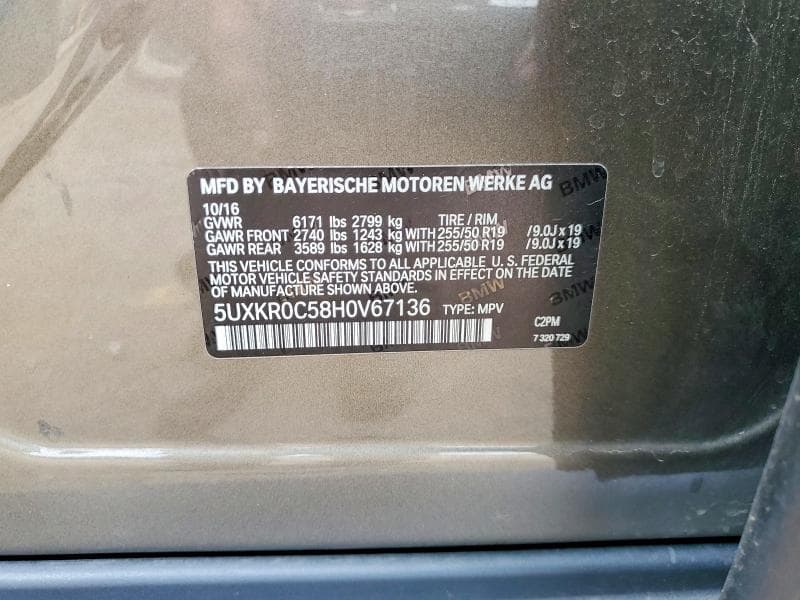 2017 BMW X5 XDRIVE35I 13