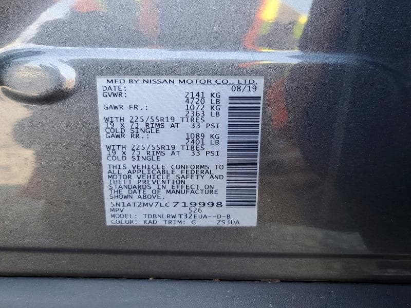 2020 NISSAN ROGUE SL 13