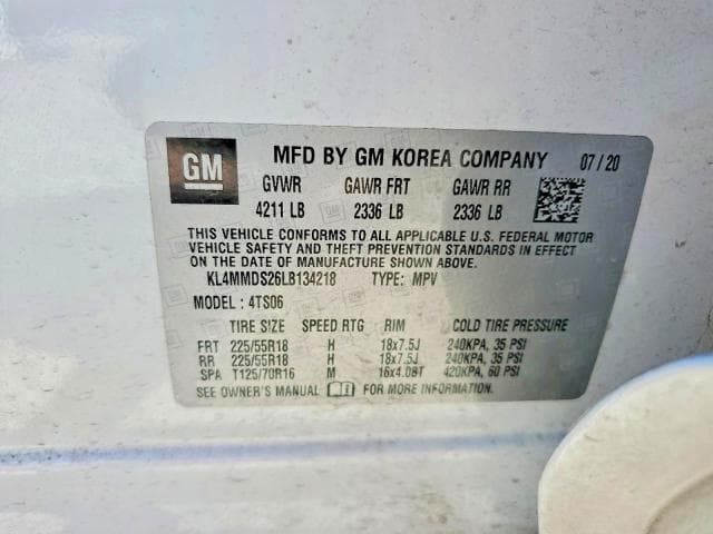 2020 BUICK ENCORE GX SELECT SELECT 12