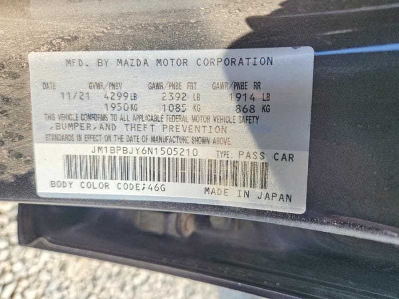 2022 MAZDA 3 12