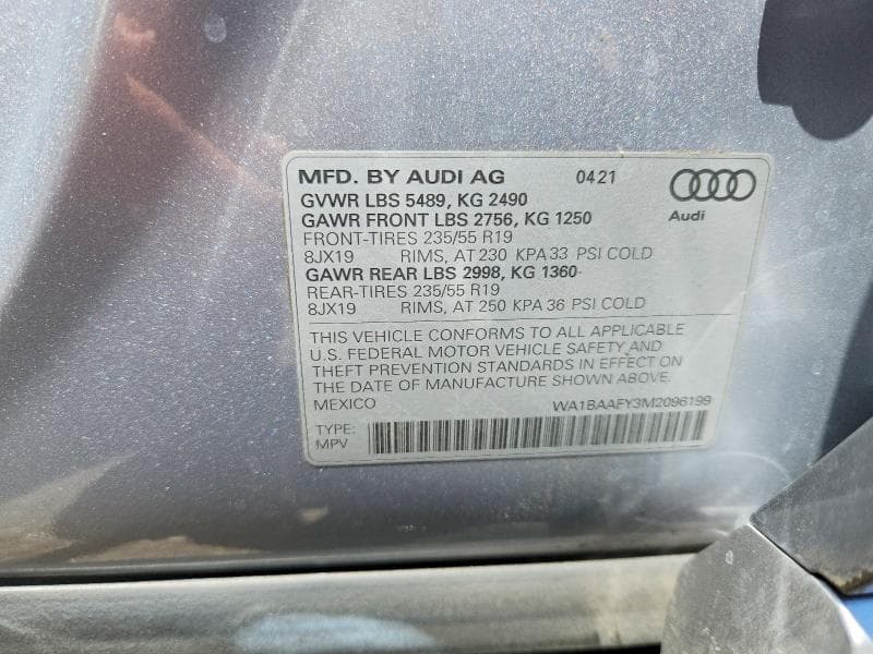 2021 AUDI Q5 PREMIUM PLUS 13
