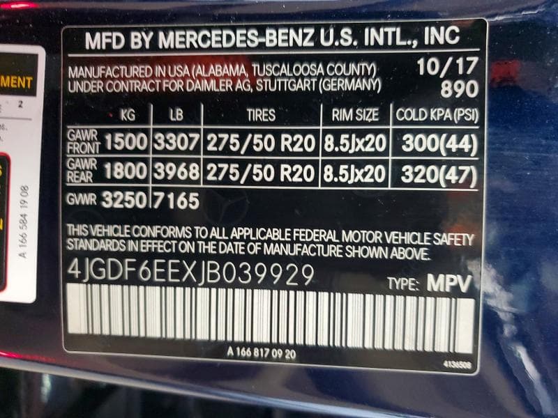 2018 MERCEDES-BENZ GLS 450 4MATIC 450 4MATIC 13