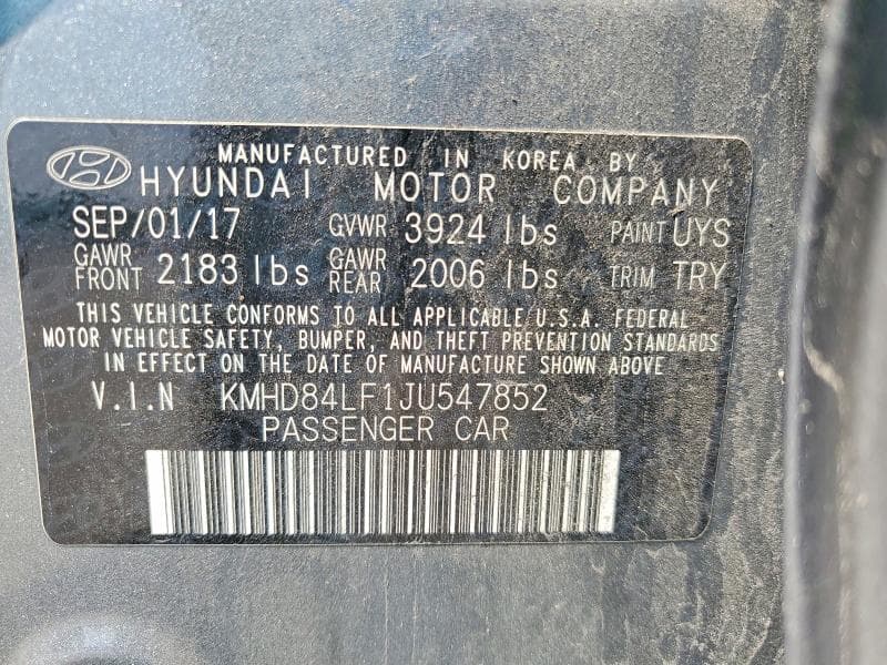 2018 HYUNDAI ELANTRA VALUE EDITION 13