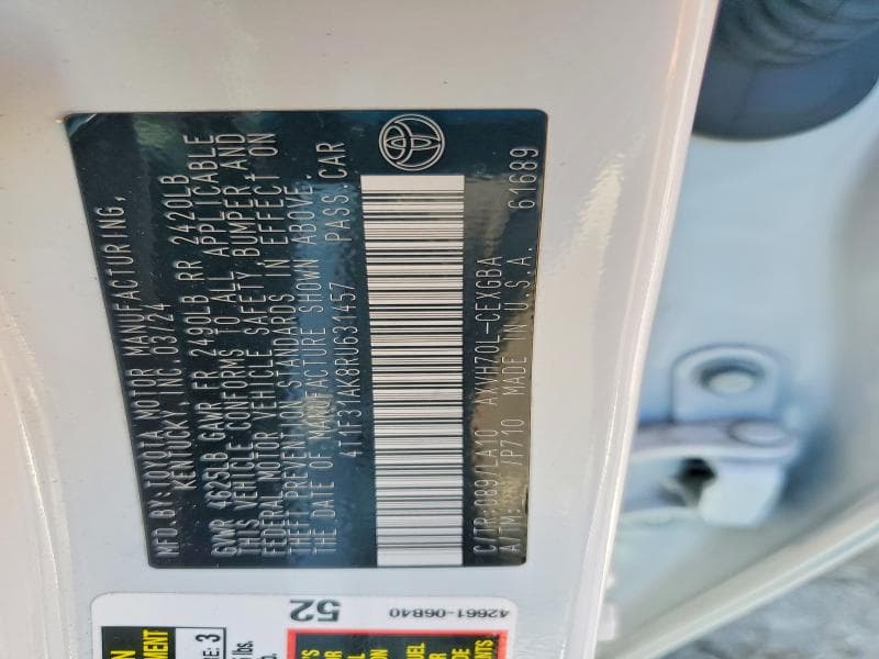 2024 TOYOTA CAMRY XLE 13
