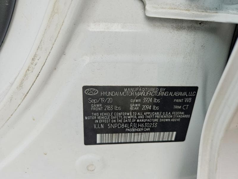 2020 HYUNDAI ELANTRA SEL 12