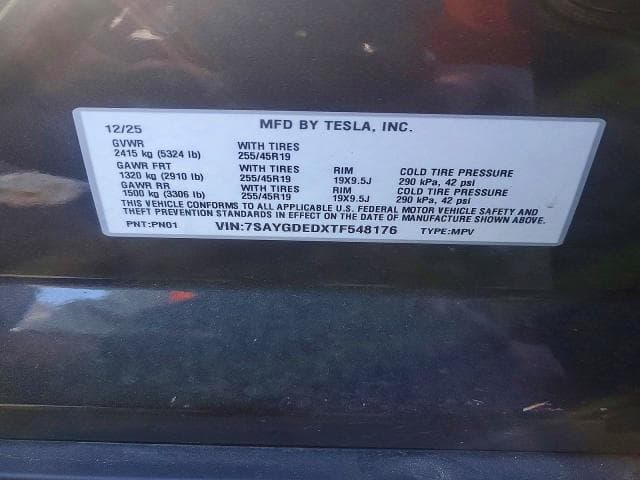 2026 TESLA MODEL Y 12