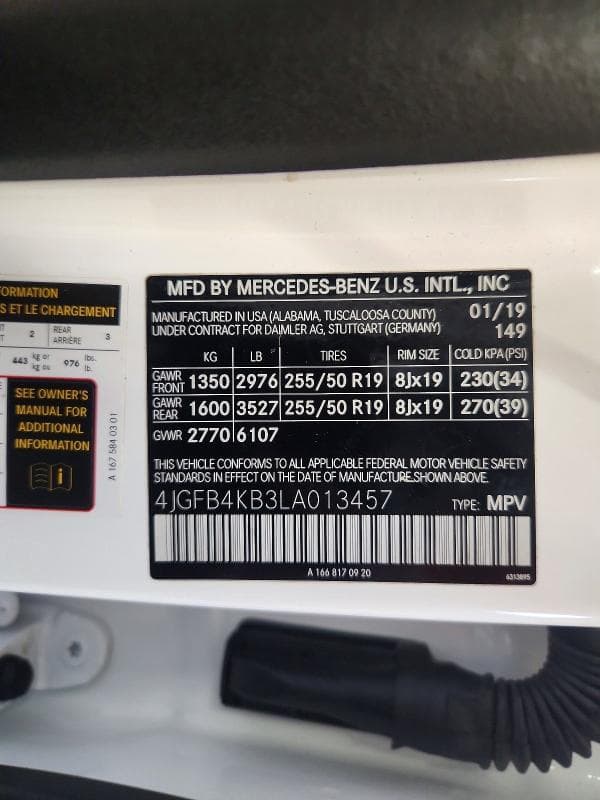2020 MERCEDES-BENZ GLE 350 4MATIC 350 4MATIC 13
