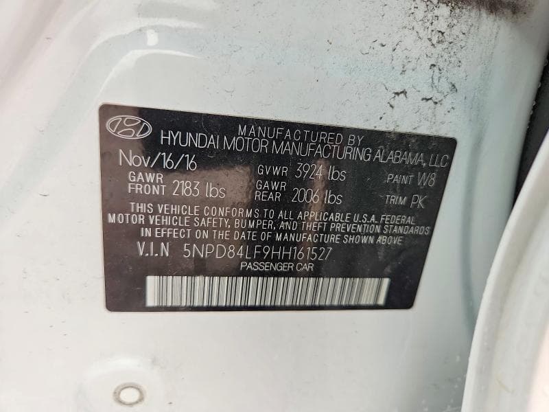 2017 HYUNDAI ELANTRA SE 13