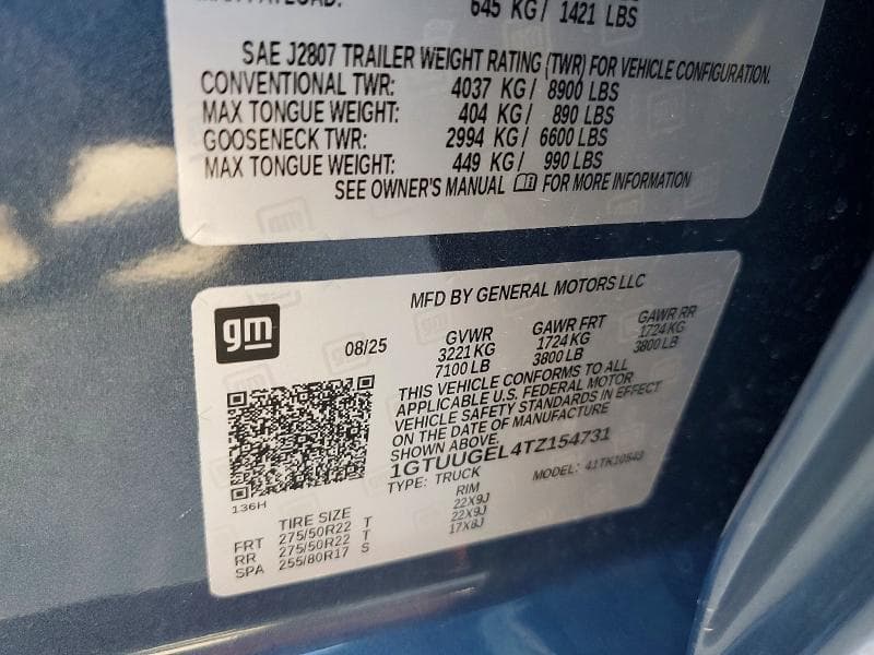 2026 GMC SIERRA K1500 DENALI K1500 DENALI 12