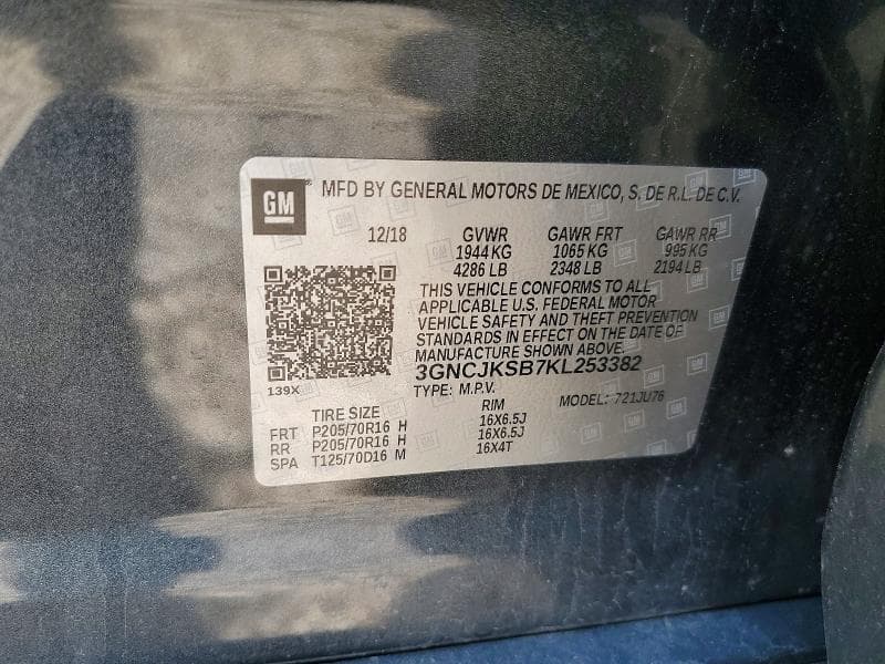 2019 CHEVROLET TRAX LS 13