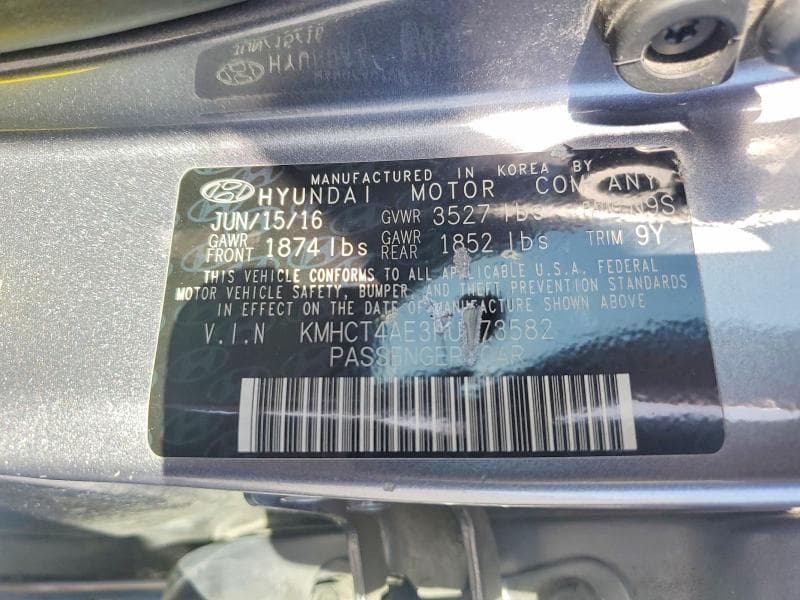 2017 HYUNDAI ACCENT SE 13