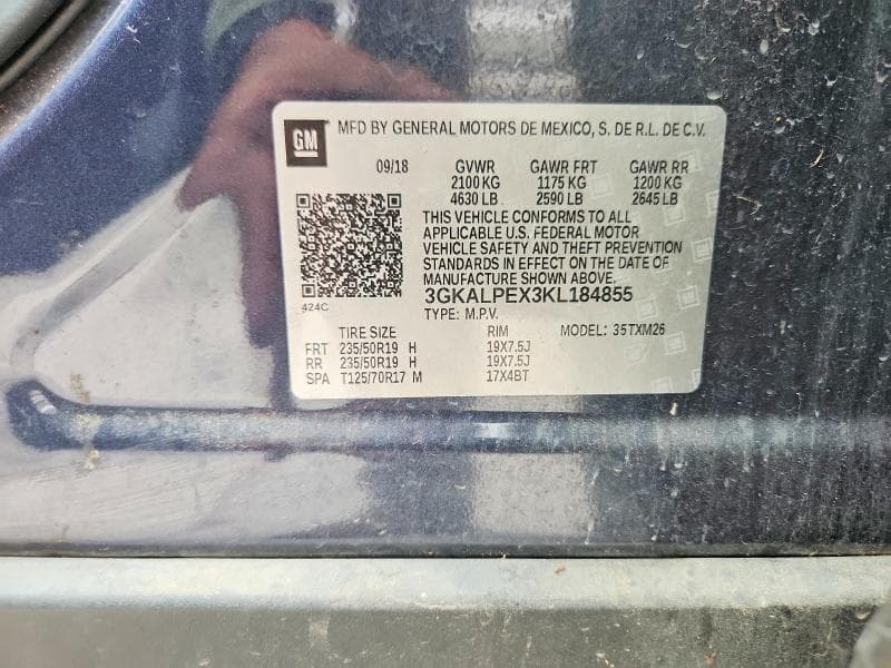 2019 GMC TERRAIN SLT 13